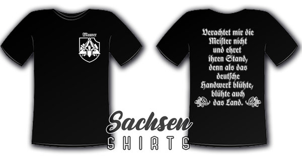 Maurer T-Hemd (schwarz)